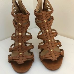 Ivanka Trump heeled sandal gladiator 6